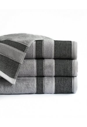 Komplet 3 - Ręczników 50x90 cm. 550gsm Bawełna 100 % Carlo Light Grey