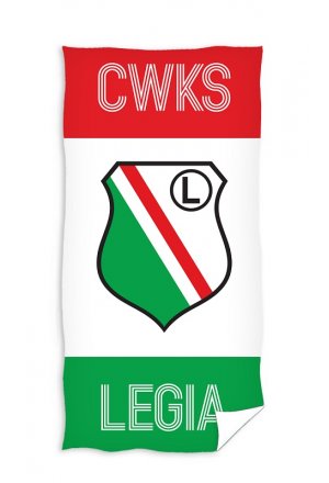 Ręcznik 70x140 cm Plażowy Kąpielowy Legia Warszawa Licencja LW171036
