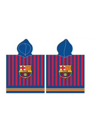 Ręcznik Poncho 60x120 cm Plażowy Kąpielowy FC Barcelona Licencja FCB192057-PONCHO